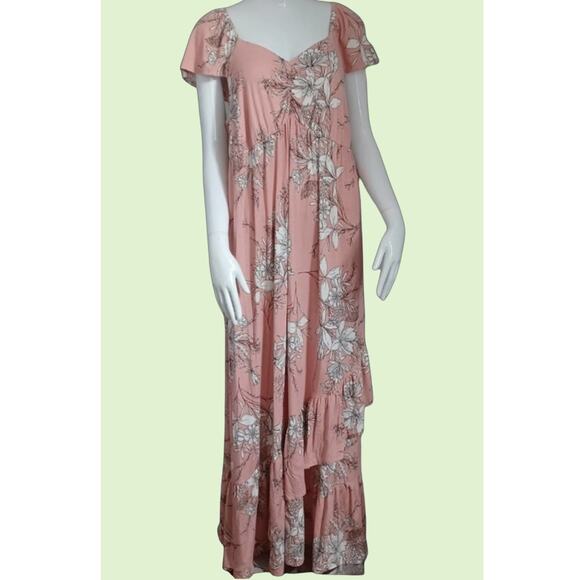 ISABEL MATERNITY MAXI LENGTH DRESS SIZE LARGE NWOT - Picture 1 of 3